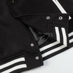 AMIRI Logo-Appliquéd Leather Bomber Jacket