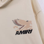 AMlRI Eagle Graphic-Print Cotton-Jersey Hoodies