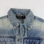 Godspeed Embroidered Letter Denim Jacket