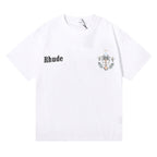 RHUDE island coconut tree print T-Shirts