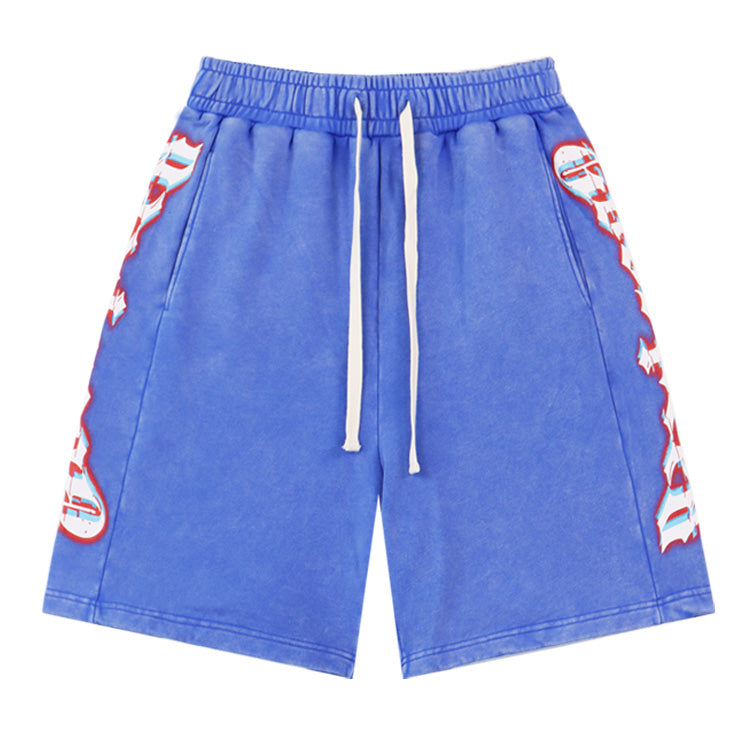 Godspeed Lettering Pattern Shorts #8770