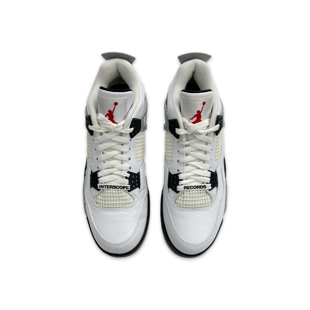 Air Jordan 4 Retro "Interscope Records White Cement"