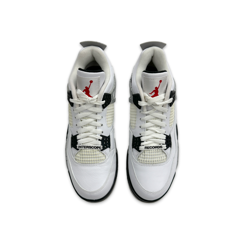 Air Jordan 4 Retro "Interscope Records White Cement"